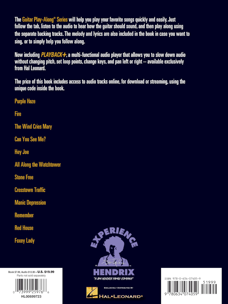 Jimi Hendrix Smash Hits Guitar Tab