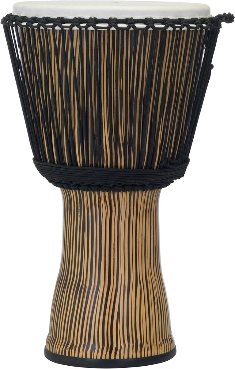 Pearl Percussion 14" Synthetic Shell Rope Tuned Djembe in Zebra Grass