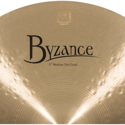 MEINL Cymbal Byzance Traditional 17" Medium Thin Crash