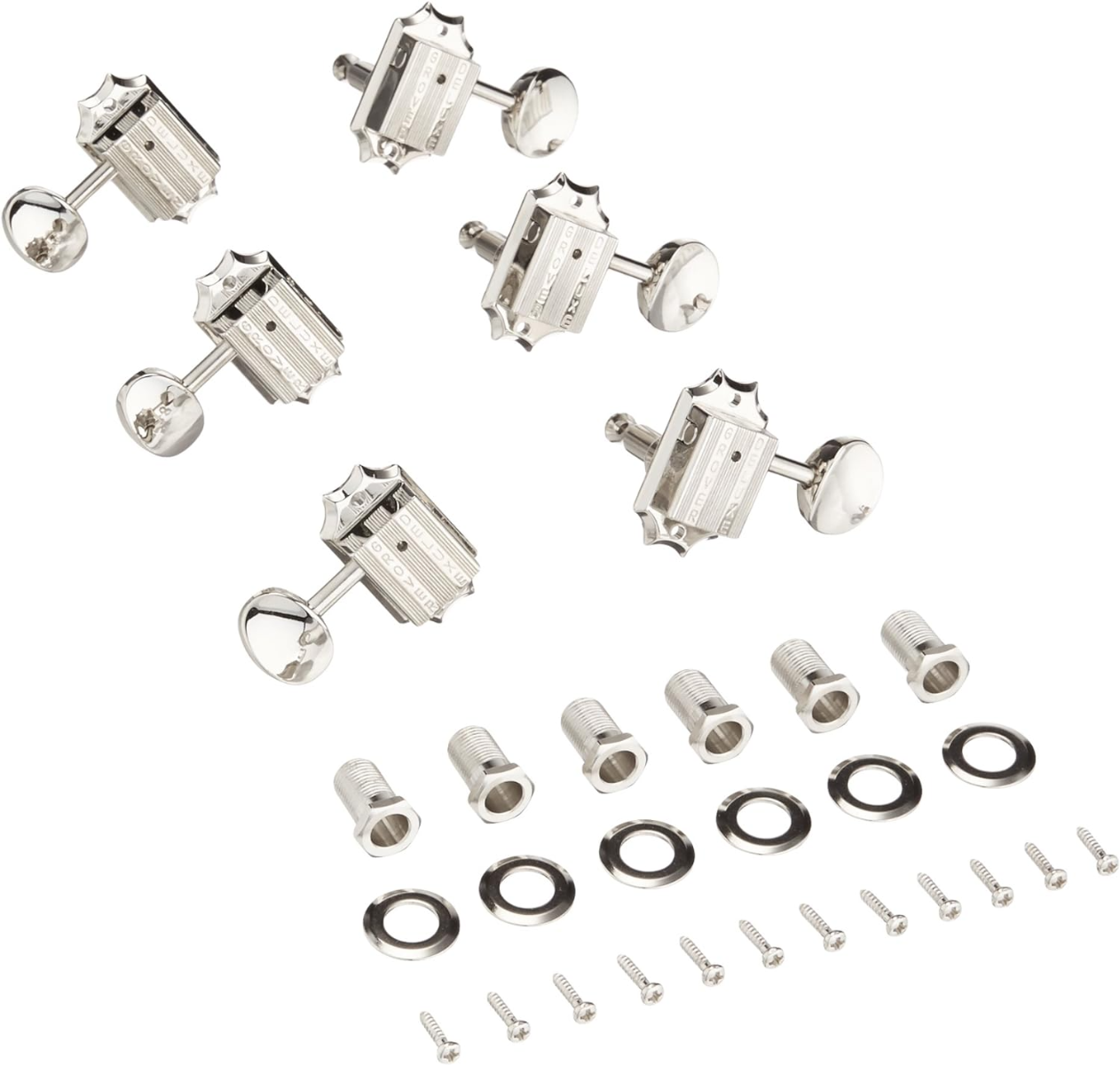 Grover Machine Heads 6 In Line 136N in Nickel