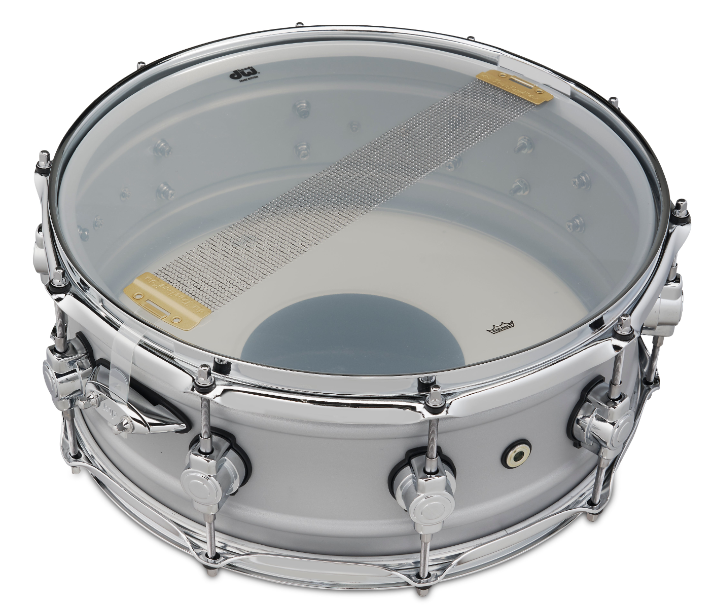 DW Design Series 5.5"x14" Matte Aluminium Snare Drum
