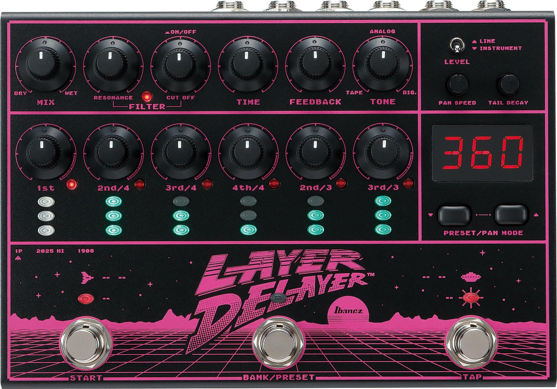 Ibanez LD303 Multi Function Delay Pedal