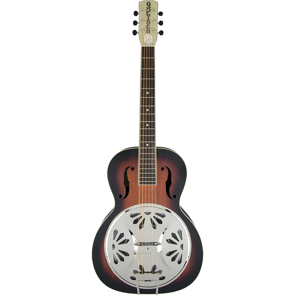 Gretsch G9220 Bobtail™ Round Neck Resonator Guitar in 2 Color Sunburst