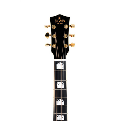 Sigma GJA-SG200 Grand Jumbo Electric Acoustic Guitar in Vintage Sunburst