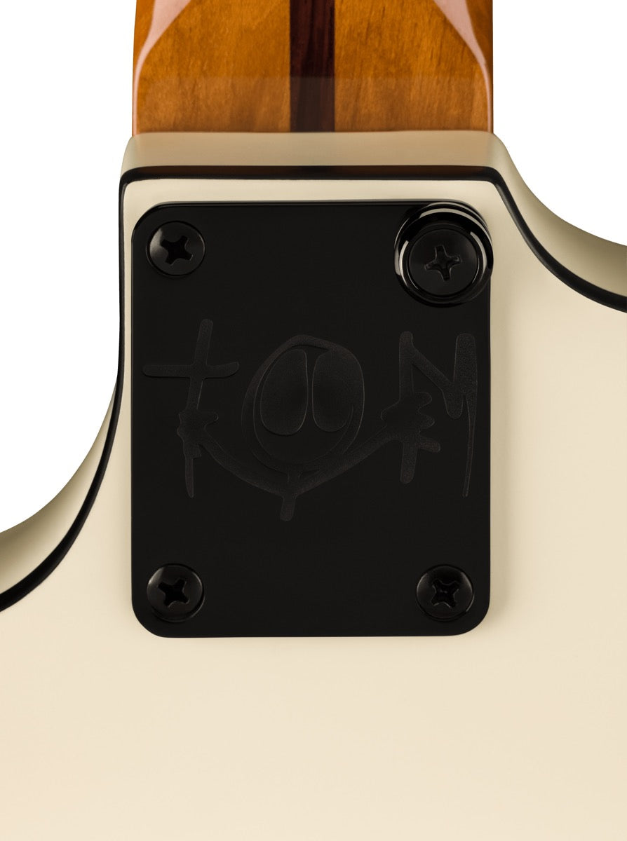 Fender Tom DeLonge Starcaster in Satin Olympic White