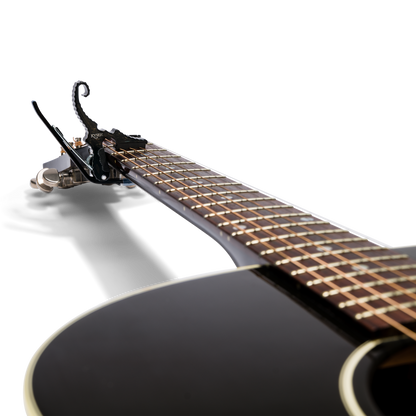 Kyser Quick Change Short Cut 3 String Partial Guitar Capo in Black