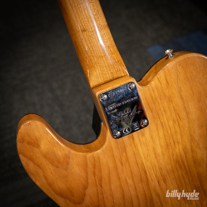 Fender Custom Shop Limited Edition Knotty Tele NOS Electric Guitar in Aged Teal Green Transparent