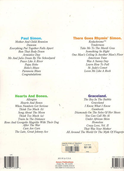 Classic Paul Simon The Solo Years PVG
