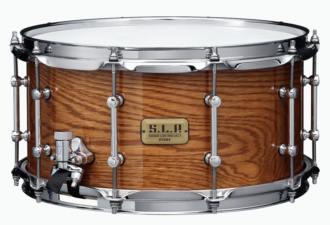 Tama SLP LGM147 14" x 7" G Maple White Oak Outer Ply Snare Drum