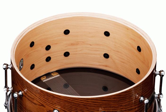 Tama SLP LGM147 14" x 7" G Maple White Oak Outer Ply Snare Drum