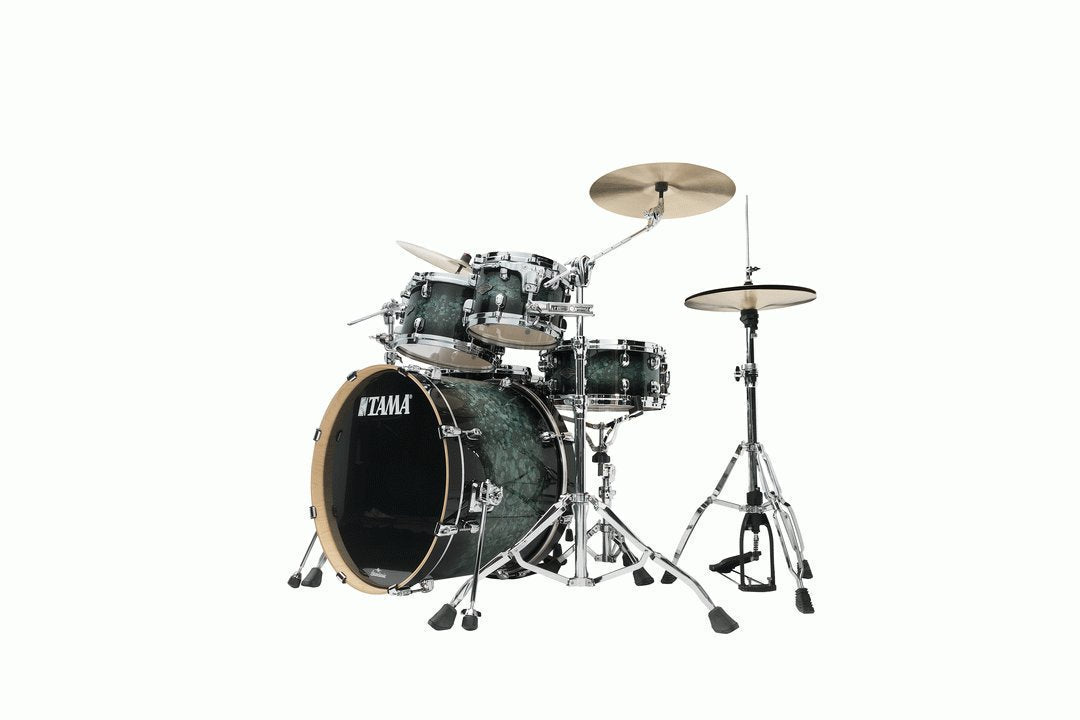 TAMA MBS52RZS Starclassic Performer 5-Piece Shell Pack in Molten Steel Blue Burst