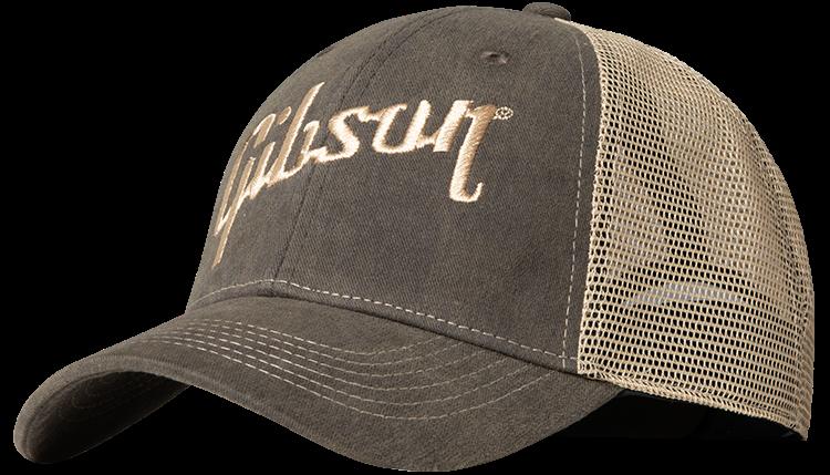 Gibson Logo Faded Denim Hat