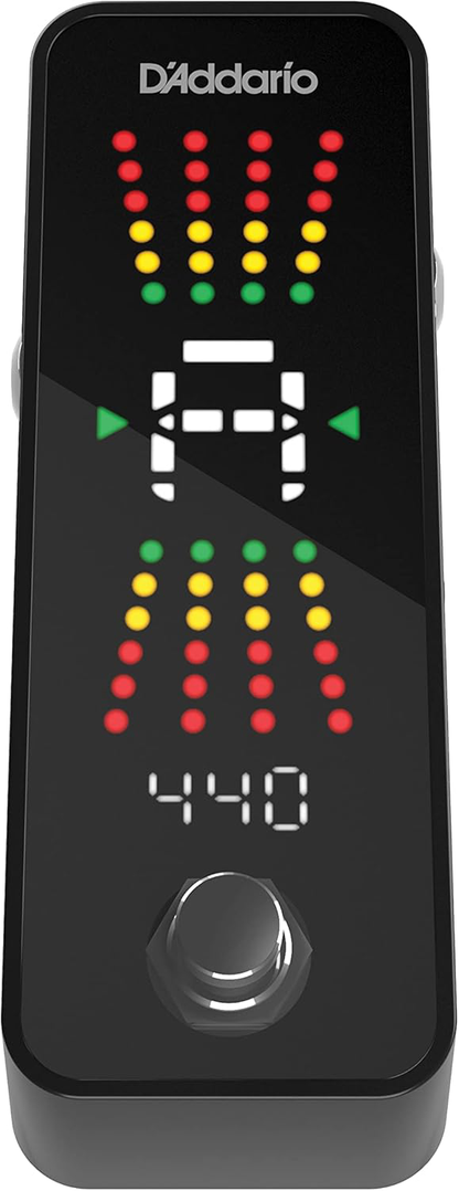 D'Addario Accessories Chromatic Pedal Guitar Tuner Plus