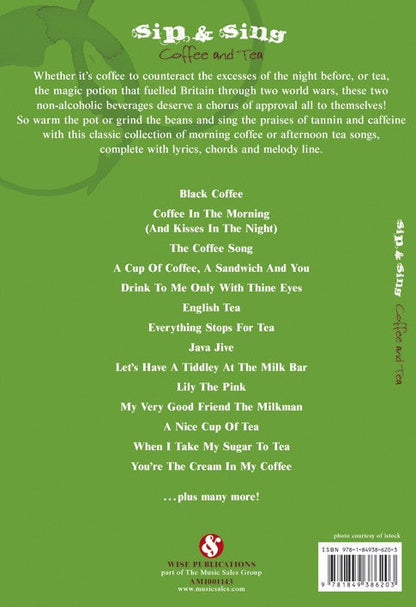 Sip & Sing Coffee And Tea Melody Lyrics Chords