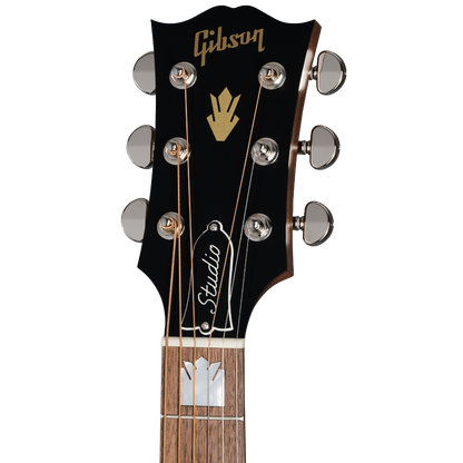 Gibson SJ-200 Studio Walnut Acoustic Electric Guitar in Satin Natural