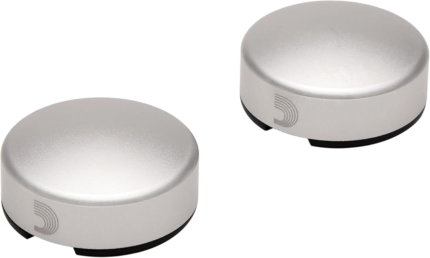 D'Addario Accessories XPND Footswitch Toppers in Silver 2 Pack