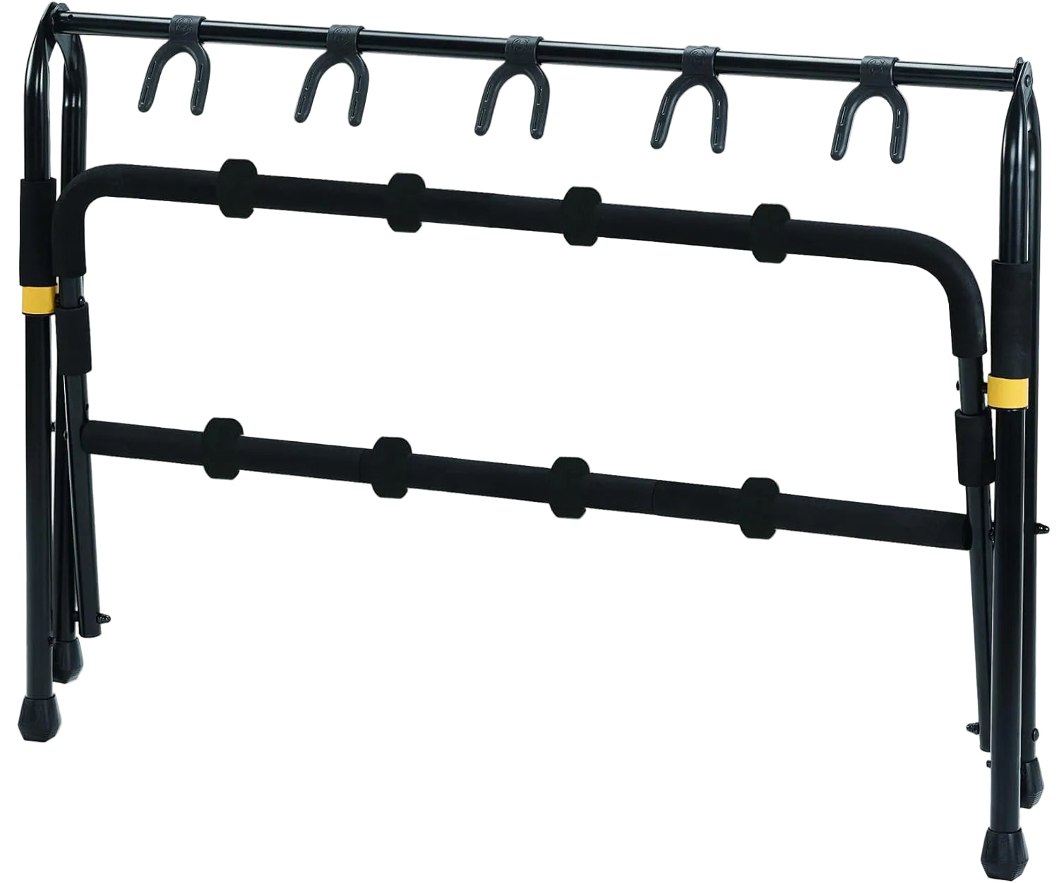 Hercules GS525BPLUS: 5-pc Guitar Rack w/wheels (MC2)