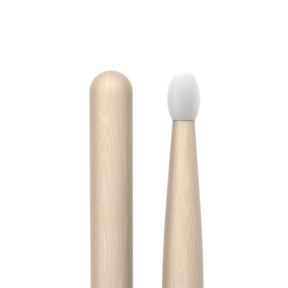 Promark 2B American Hickory Natural Nylon Tip Drum Stick (1 Pair)
