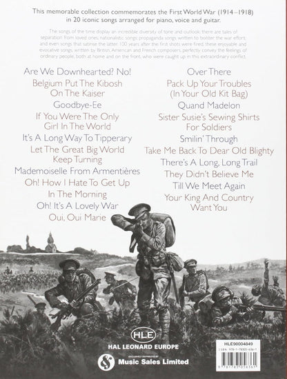 Songs Of The Great War PVG