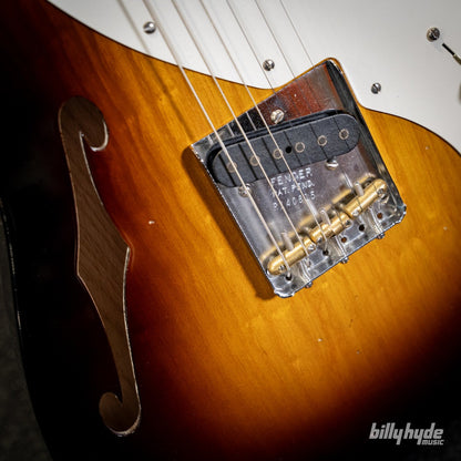 Fender Custom Shop Limited Edition '50s Telecaster Thinline Journeyman Relic with Closet Classic Hardware in Wide-Fade 2-Color Sunburst