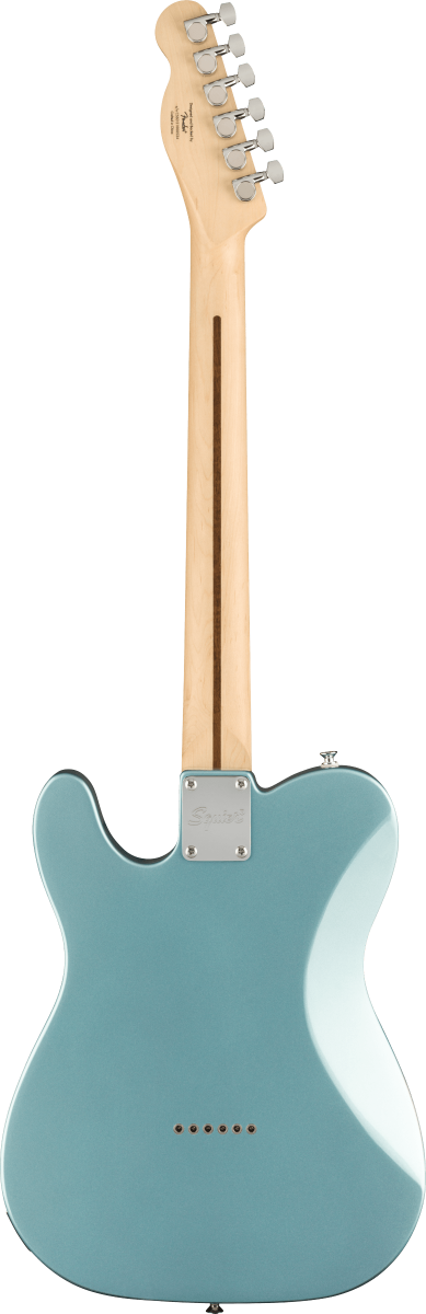 Squier FSR Affinity Series Telecaster, Laurel Fingerboard, White Pickguard in Ice Blue Metallic