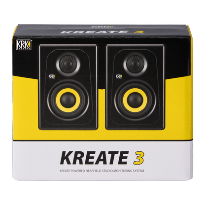 KRK Kreate 3 Active 3" Two-Way Studio Reference Monitors (Pair)