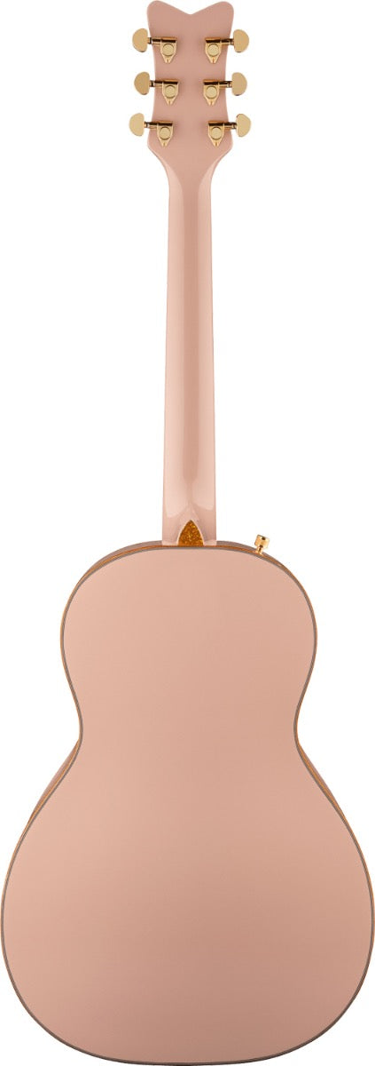Gretsch G5021E Rancher Penguin Parlor Acoustic Electric Guitar in Shell Pink