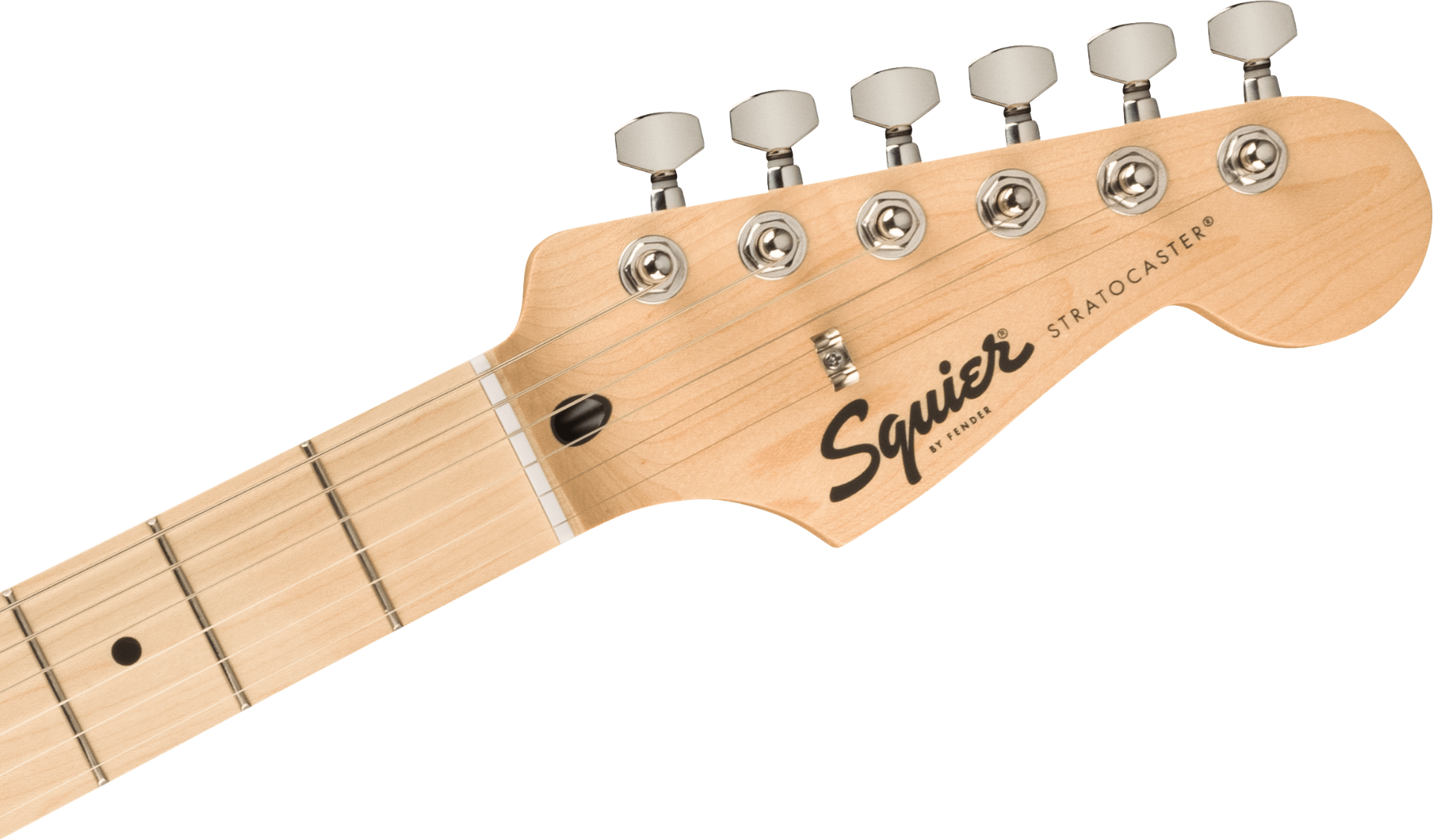 Squier FSR Squier Sonic Stratocaster HSS, Maple Fingerboard, White Pickguard in Arctic White