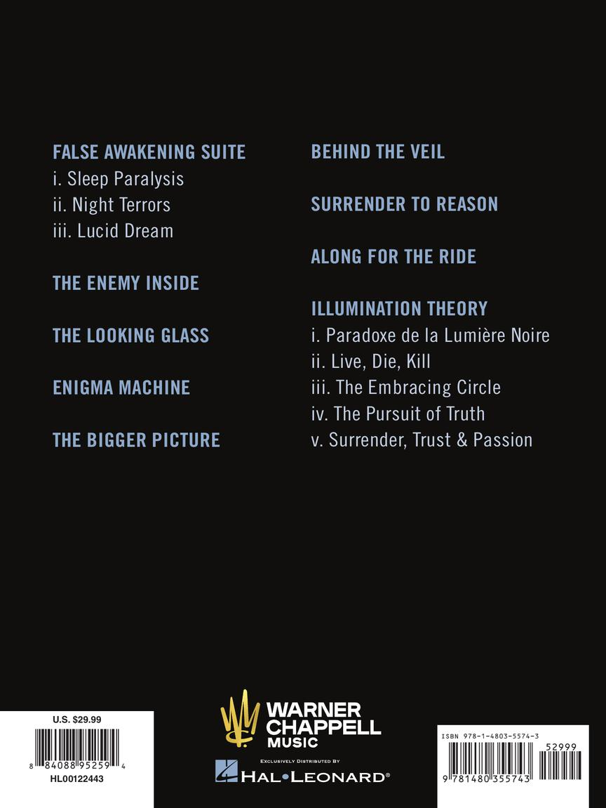 Dream Theater Guitar Recorded Versions Tab