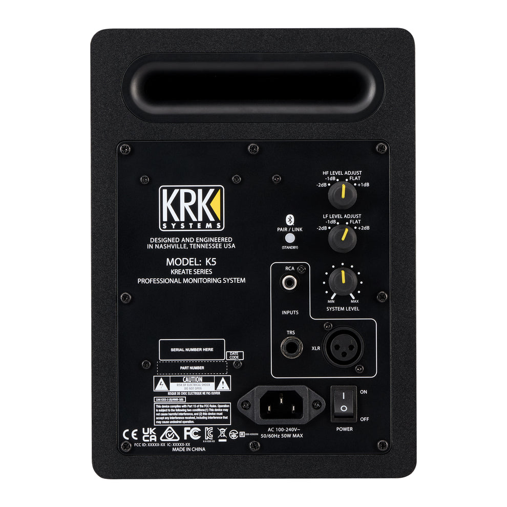 KRK Kreate 5 Active 5" Two-Way Studio Reference Monitor (Single)