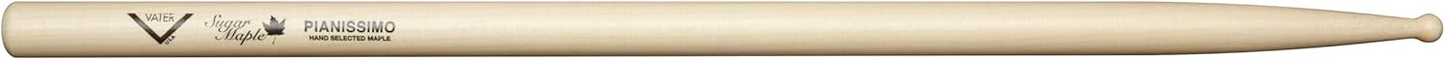 Vater VSMPIANW Sugar Maple Pianissimo Wood Tip Drum Sticks (Pair)