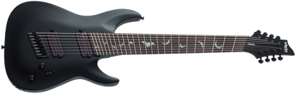 Schecter Damien 8 Multiscale 8 String in Satin Black