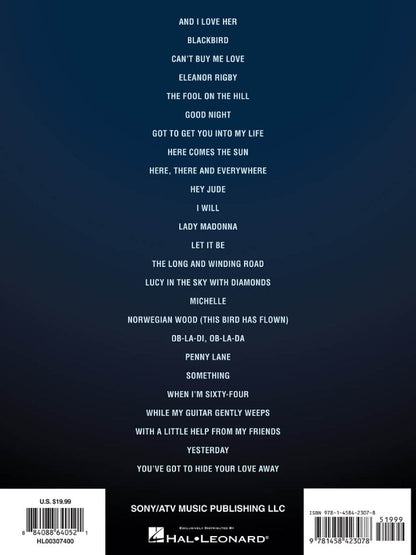 The Beatles Original Keys for Singers