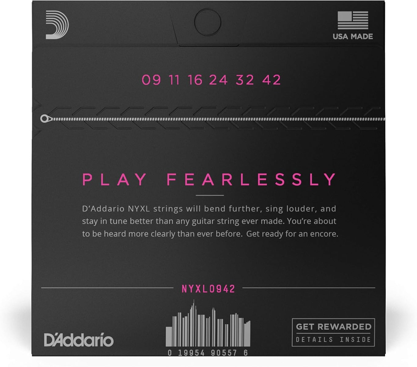 D'Addario NYXL0942 Nickel Wound Electric Guitar Strings Super Light 9-42 Gauge