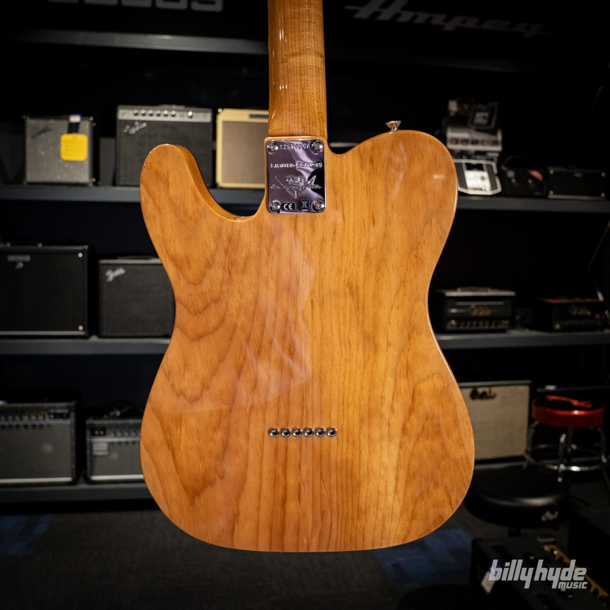Fender Custom Shop Limited Edition Knotty Tele NOS Electric Guitar in Aged Teal Green Transparent