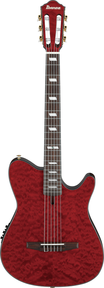 Ibanez FRH20QMN Electric Nylon String in Wine Red Low Gloss