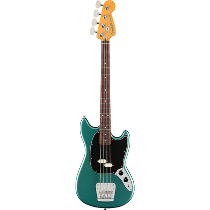 Fender American Professional Classic Mustang Bass, Rosewood Fingerboard in Faded Sherwood Green Metallic