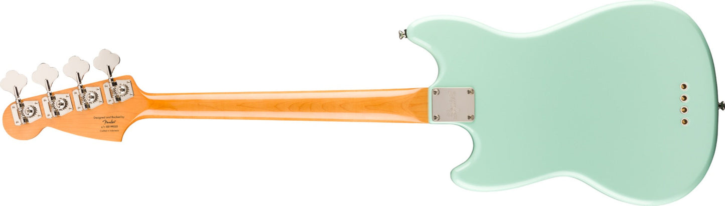 Squier Classic Vibe '60s Mustang Bass, Laurel Fingerboard in Surf Green