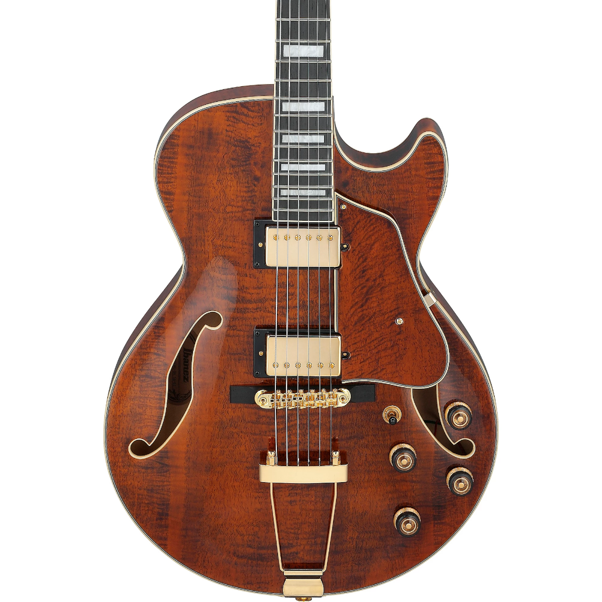 Ibanez AG95MG Electric Guitar in Dark Amber