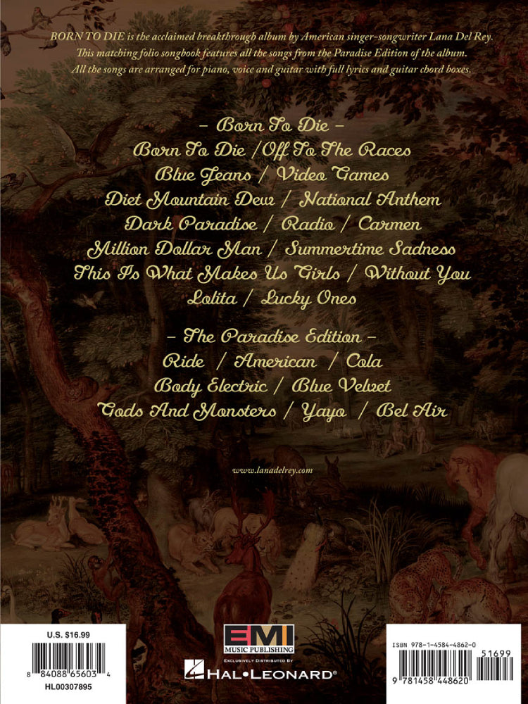 Lana Del Rey Born To Die PVG The Paradise Edition