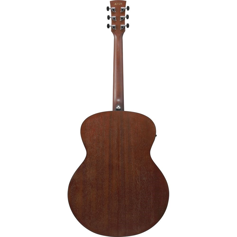 Ibanez PJ50E Open Pore Electric Acoustic Guitar in Vintage Amber Sunburst Top, Open Pore Natural Back and Sides