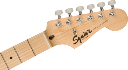 Squier FSR Squier Sonic Stratocaster, Maple Fingerboard, White Pickguard in Arctic White
