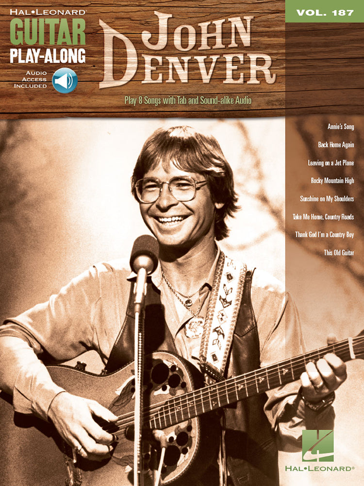 John Denver Guitar Playalong Volume 187 BK/OLA