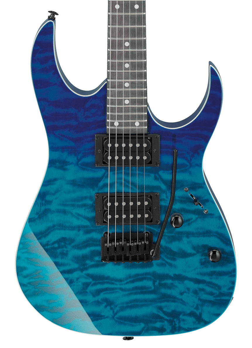 Ibanez GIO RG120QASP Electric Guitar in Blue Gradation