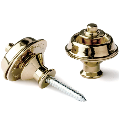 Jim Dunlop Straplok Dual Design Strap Retainer System in Brass
