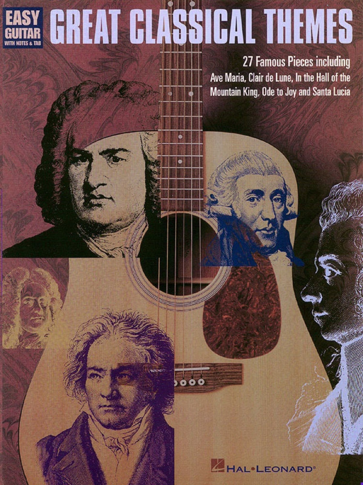 Great Classical Themes for Easy Guitar Tab