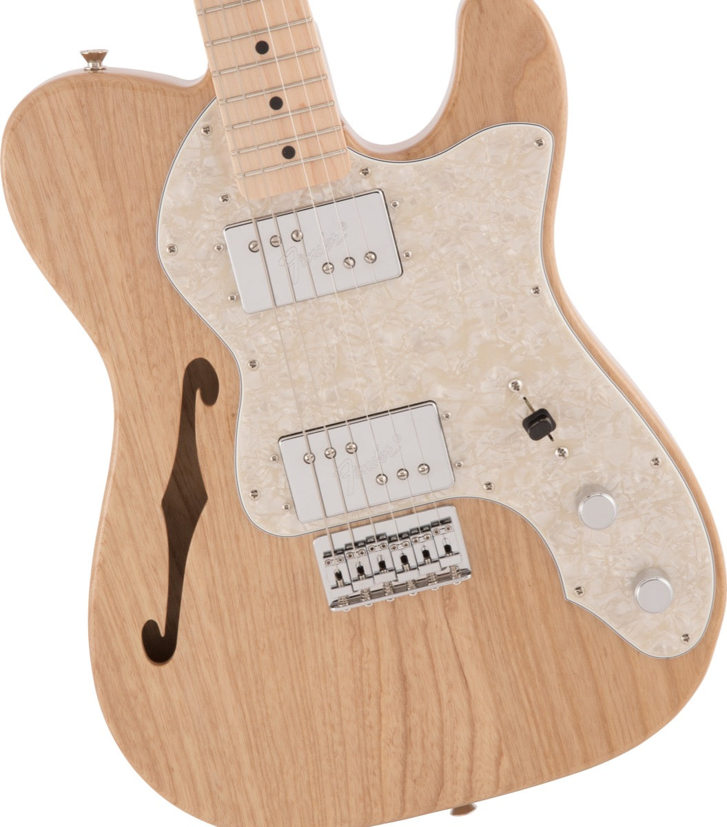Fender Made in Japan Traditional 70s Telecaster Thinline, Maple Fingerboard in Natural