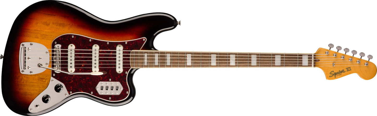 Squier Classic Vibe Bass VI, Laurel Fingerboard in 3 Color Sunburst