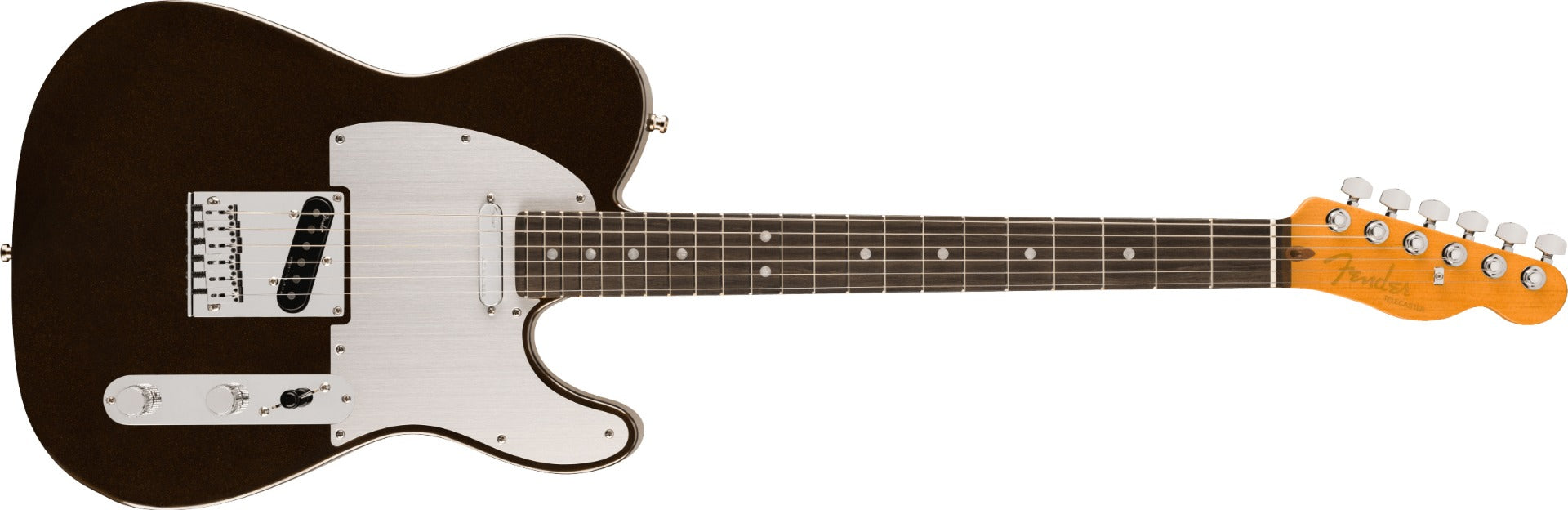 Fender American Ultra II Telecaster, Ebony Fingerboard in Texas Tea