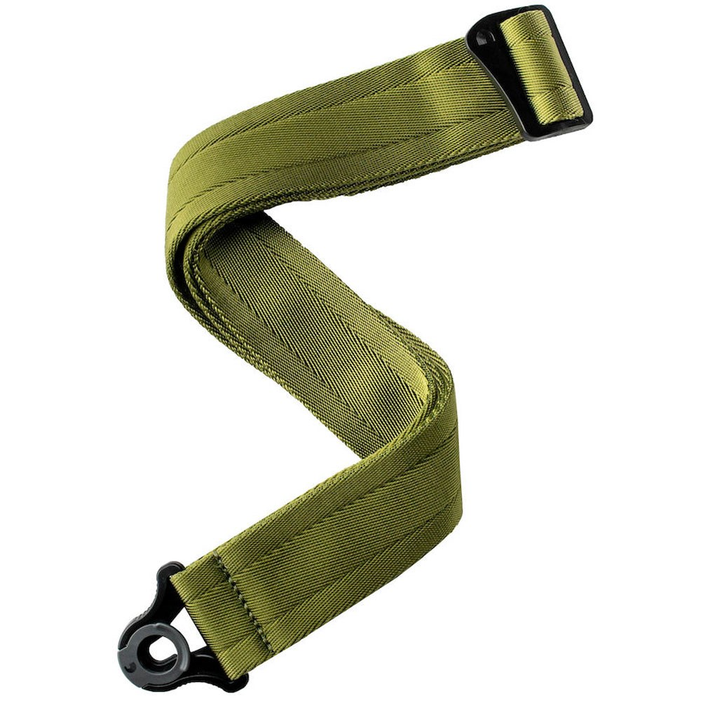 D’Addario Auto Lock Guitar Strap in Moss